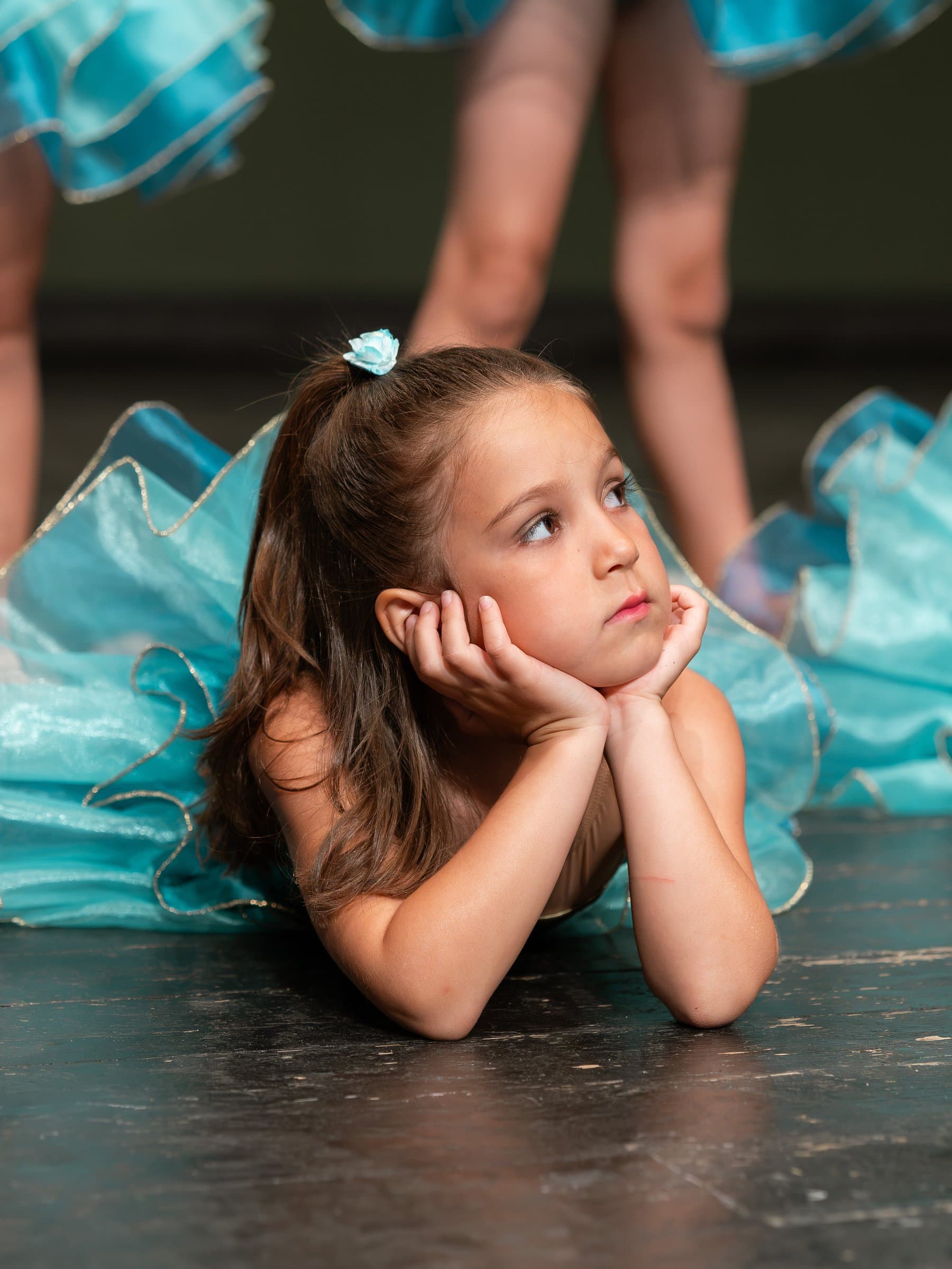 Alumnas de la Escola de Dansa Miriam Beltrán en el festival de fin de curso
