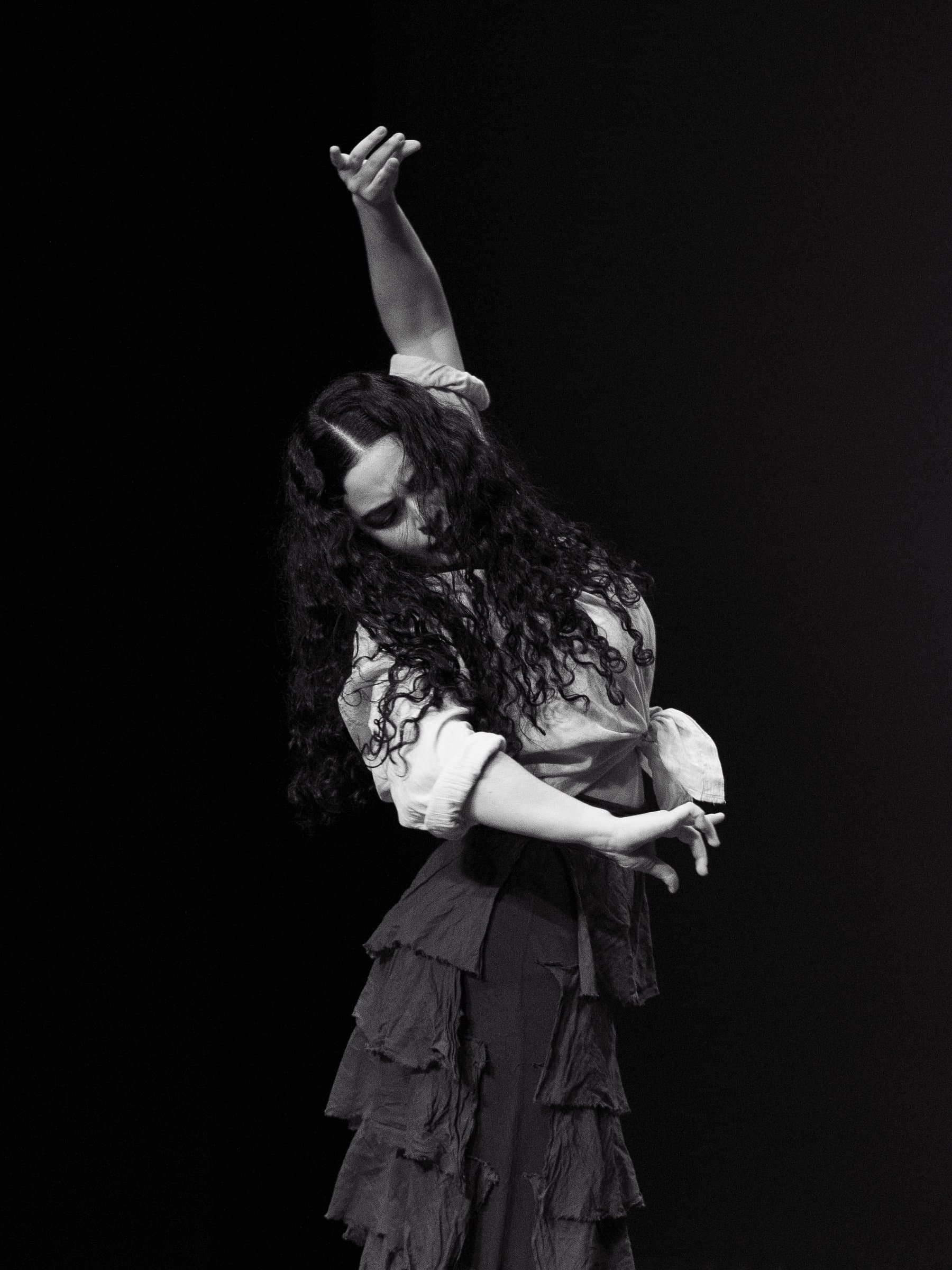 Alumnas de la Escola de Dansa Miriam Beltrán en el festival de fin de curso