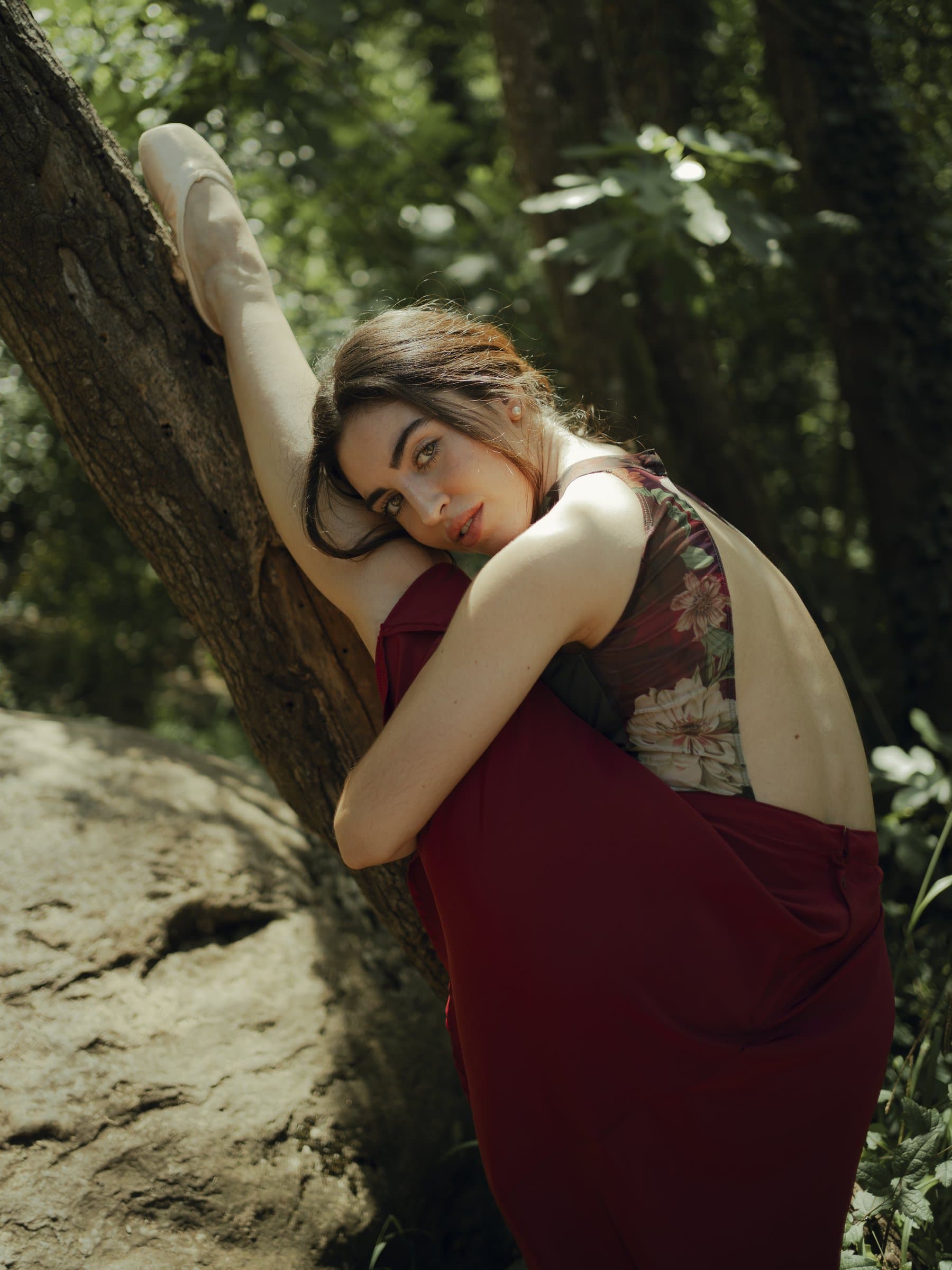 Sesión de fotos artística de la Escola de Dansa Miriam Beltrán