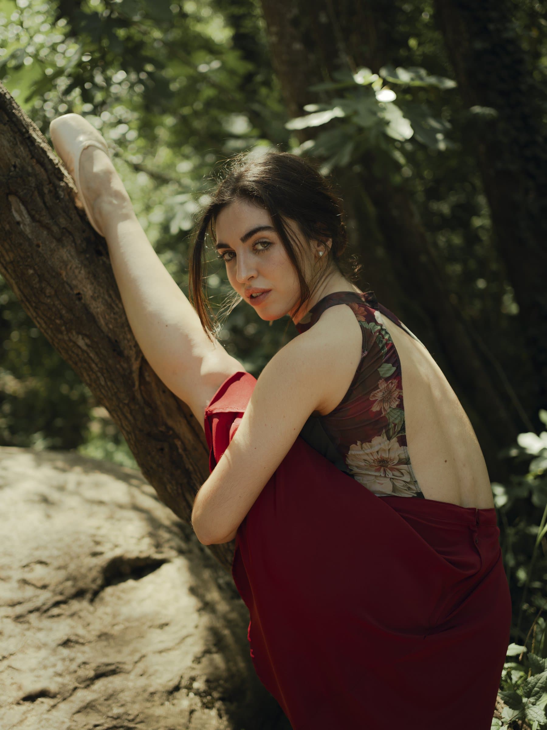 Sesión de fotos artística de la Escola de Dansa Miriam Beltrán