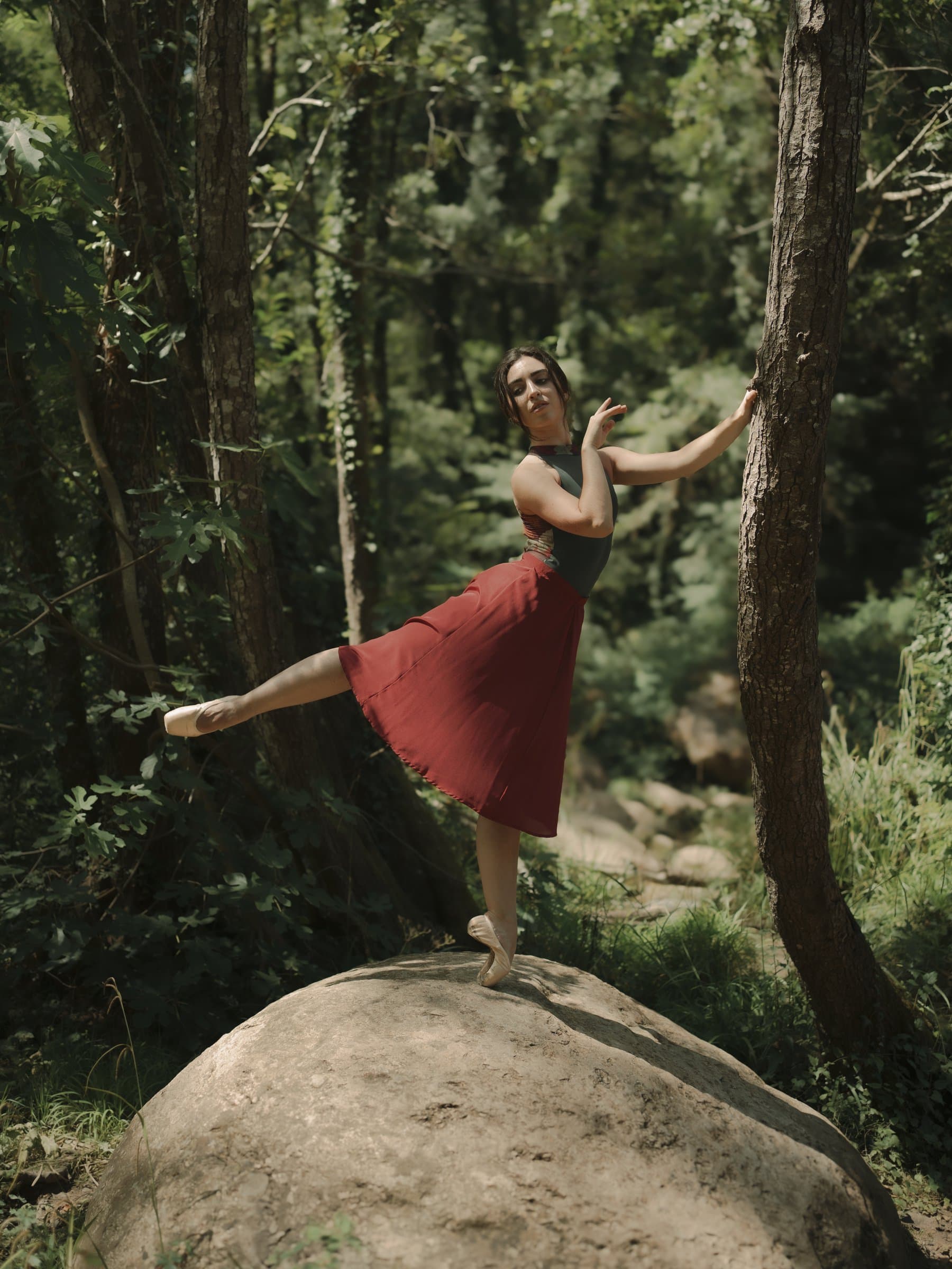 Sesión de fotos artística de la Escola de Dansa Miriam Beltrán