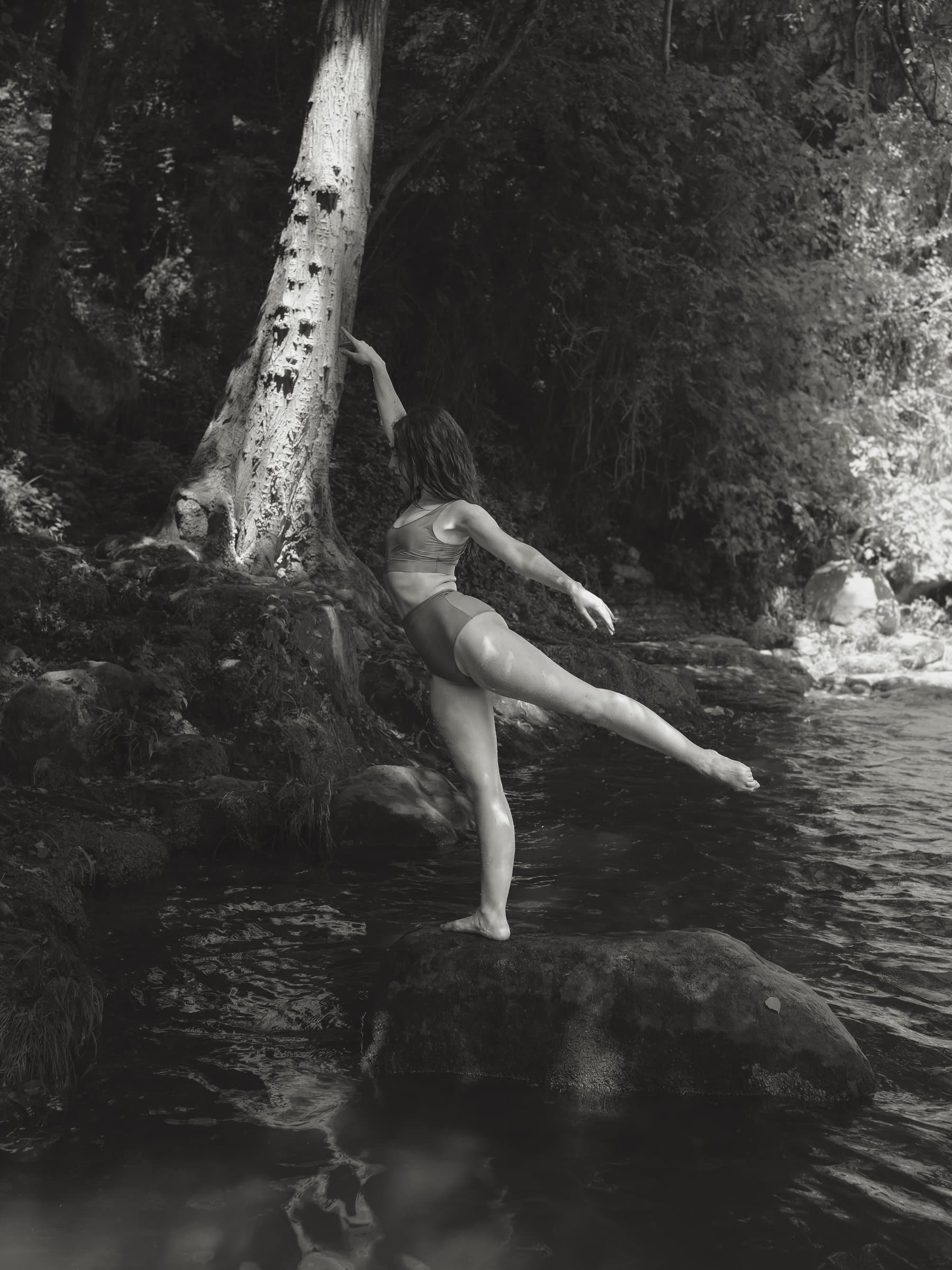 Sesión de fotos artística de la Escola de Dansa Miriam Beltrán